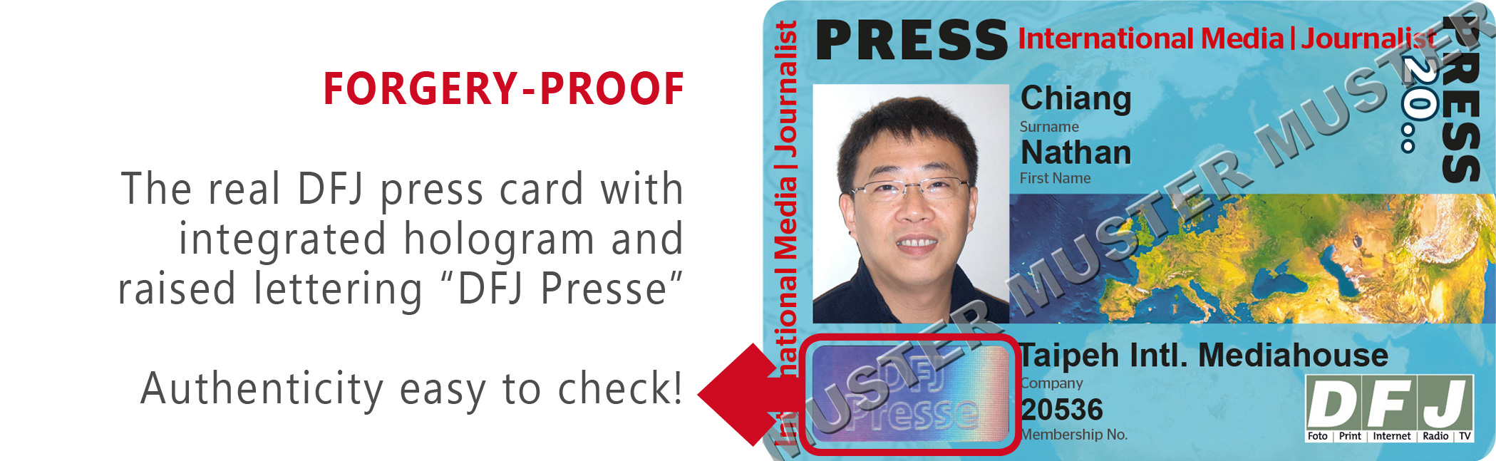 Press card international